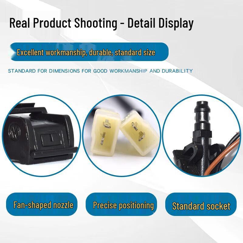 

Volkswagen T5 Multivan Front Windshield Wiper Washer Nozzle Fan-shaped Sprinkler. 1 Nozzle (with screwdriver)