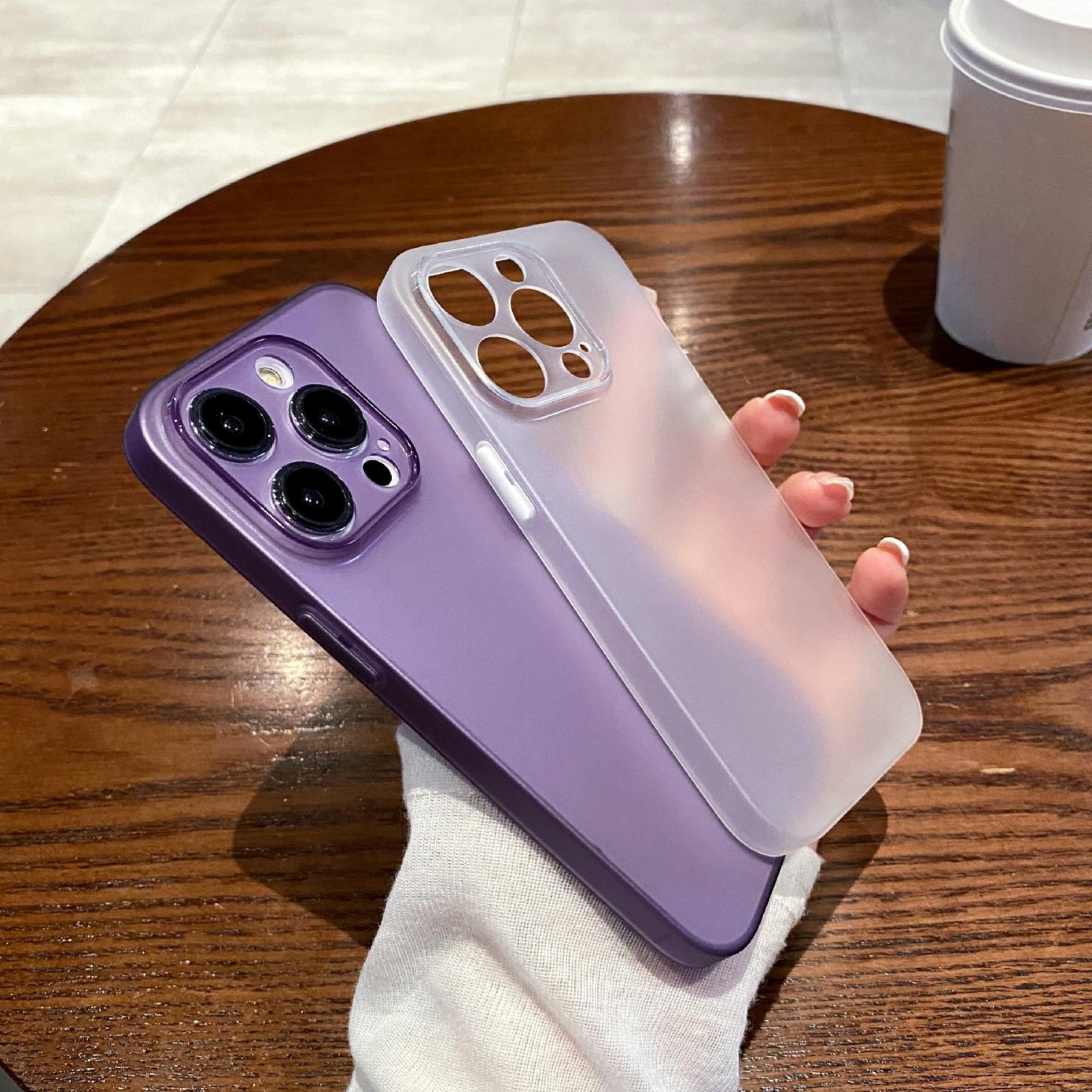 

Slim Phone Case for iPhone 13 Pro 6.1 inch Shockproof Cover Precise Cutout Matte TPU Case Blue