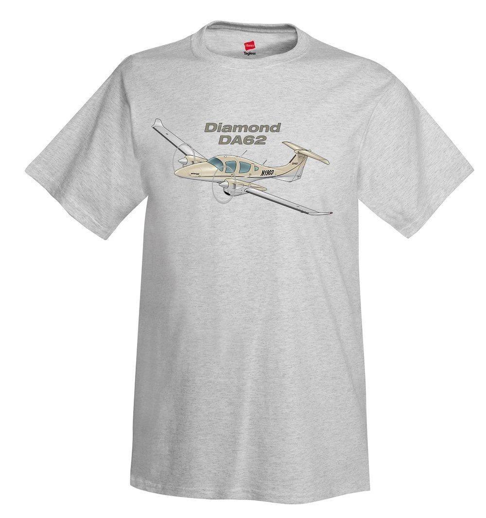 

Diamond DA-62 Airplane T-Shirt - Personalized with Your N# 3XL
