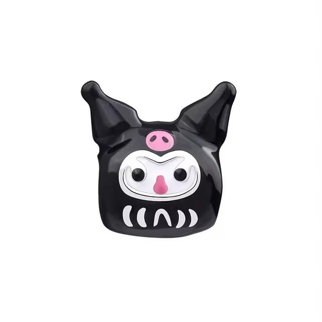 MINISO New copper Dopamine Cute Cartoon Doll Talisman Charm Bead Compatible With for Authentic Bracelets Do It Yourself BoysGirls Boutique Jewellery