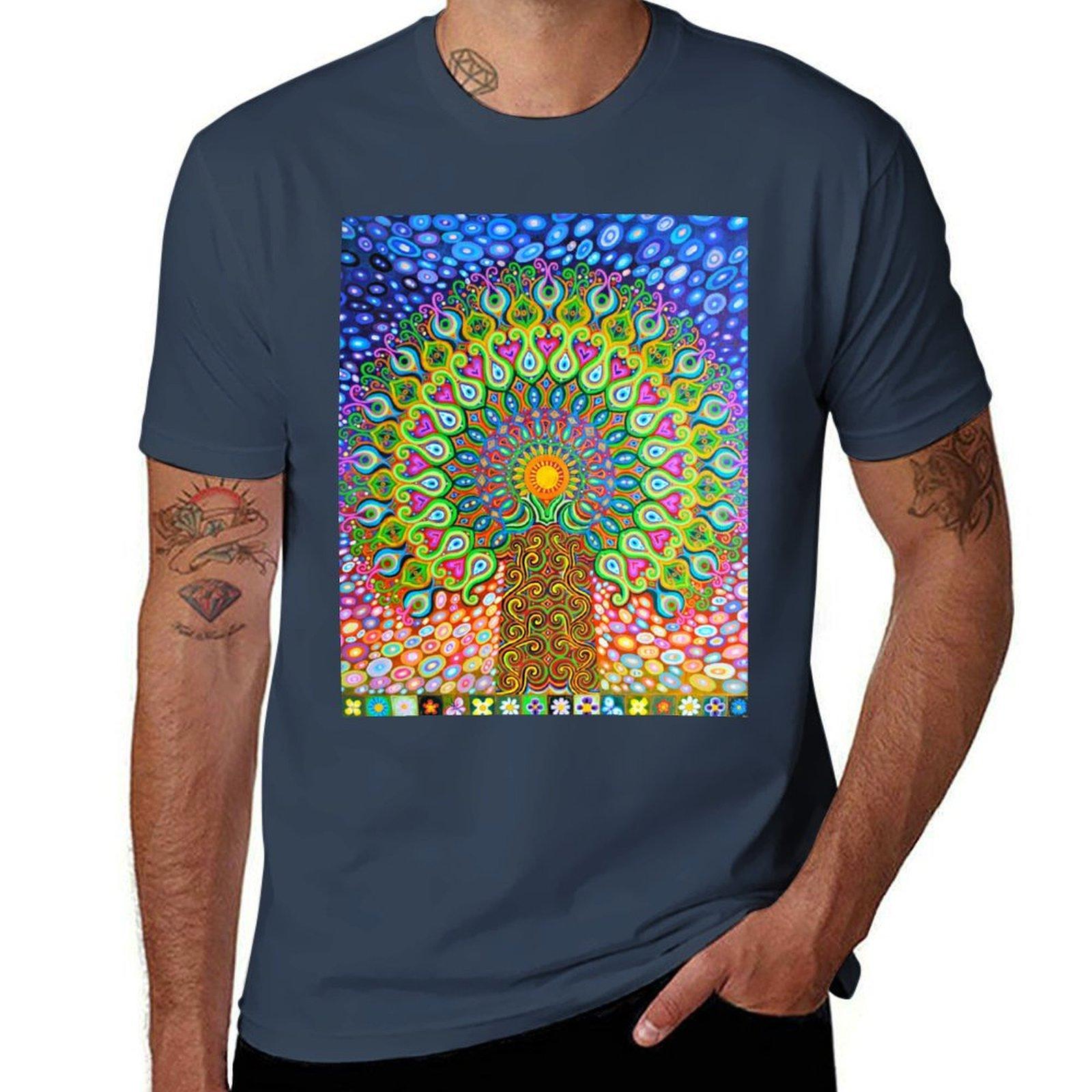 Unisexdala Tree of Life TShirt Street Art Print Tee Shirt S