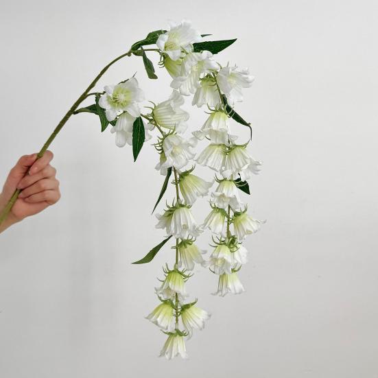 38" Artificial Lily of The Valley Flower Long Stem Faux Silk Flower Bouquet for Tall Vase Fake Plants for Home Wedding Party Birthday Home Decoration