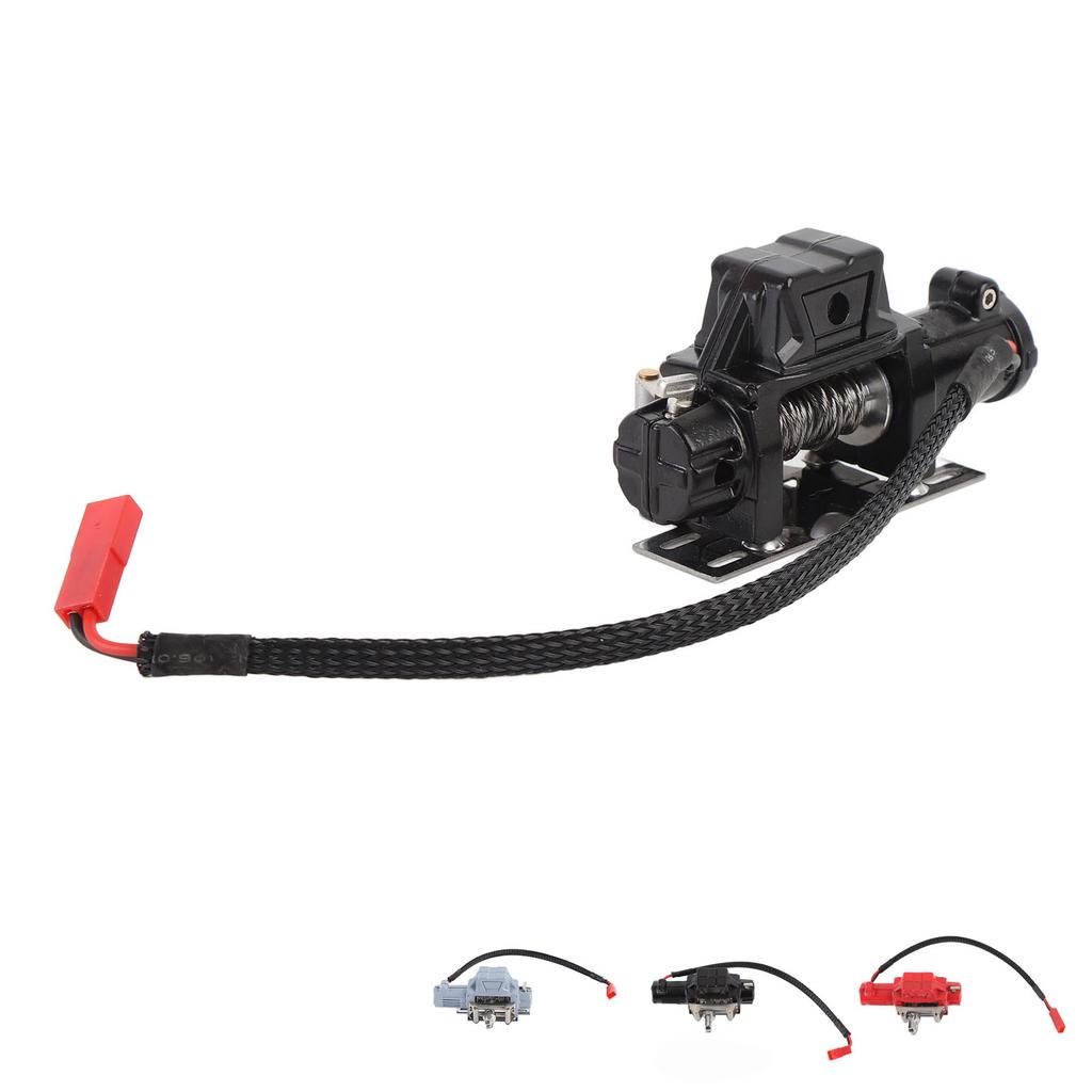 1/10 RC Crawler Winch Metal RC Simulation Winch Replacement for SCX10 1/10 Scale RC Crawler Car