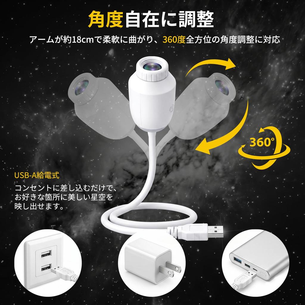 Starry Sky Light Night Light Planetarium Home Use Powered Stepless Dimming 360 Degree Angle Adjustment Indirect Lighting Touch Control Creates