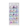 3 Pcs/6 Pcs Random 3D Creative Space Food Cartoon Round Relief Stickers Scrapbooking Diy Journal Cute Stationery Sticker