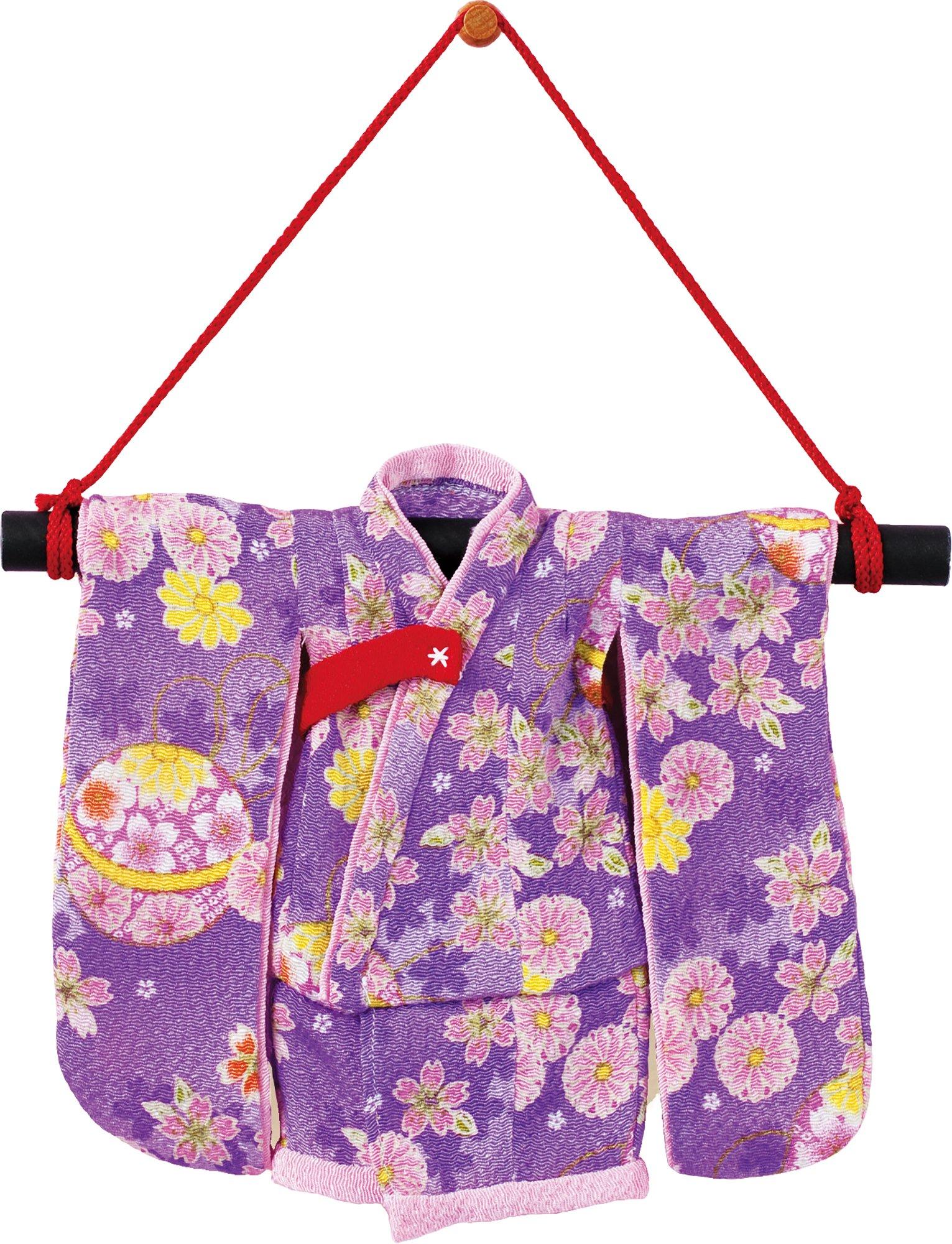 

Набор мини-кимоно Панами Киото Чиримен, Фиолетовый, LH-334