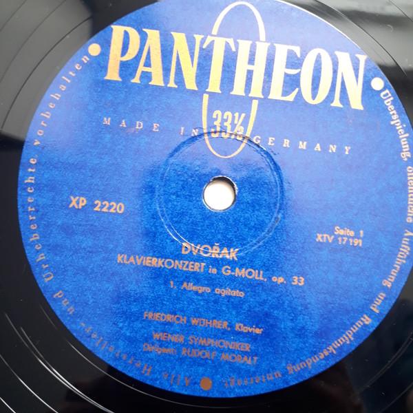 

LP Record ANTONN DVOK FRIEDRICH WHRER Klavierkonzert GMoll Op. 33 XP2220 Opera 1954 Germany Classical Used