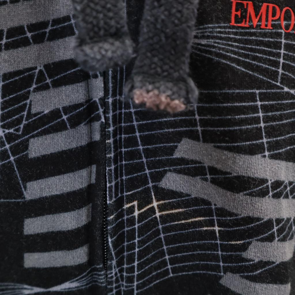 Emporio Armani Long sleeve sweat Zip hoodie S black Men's Used