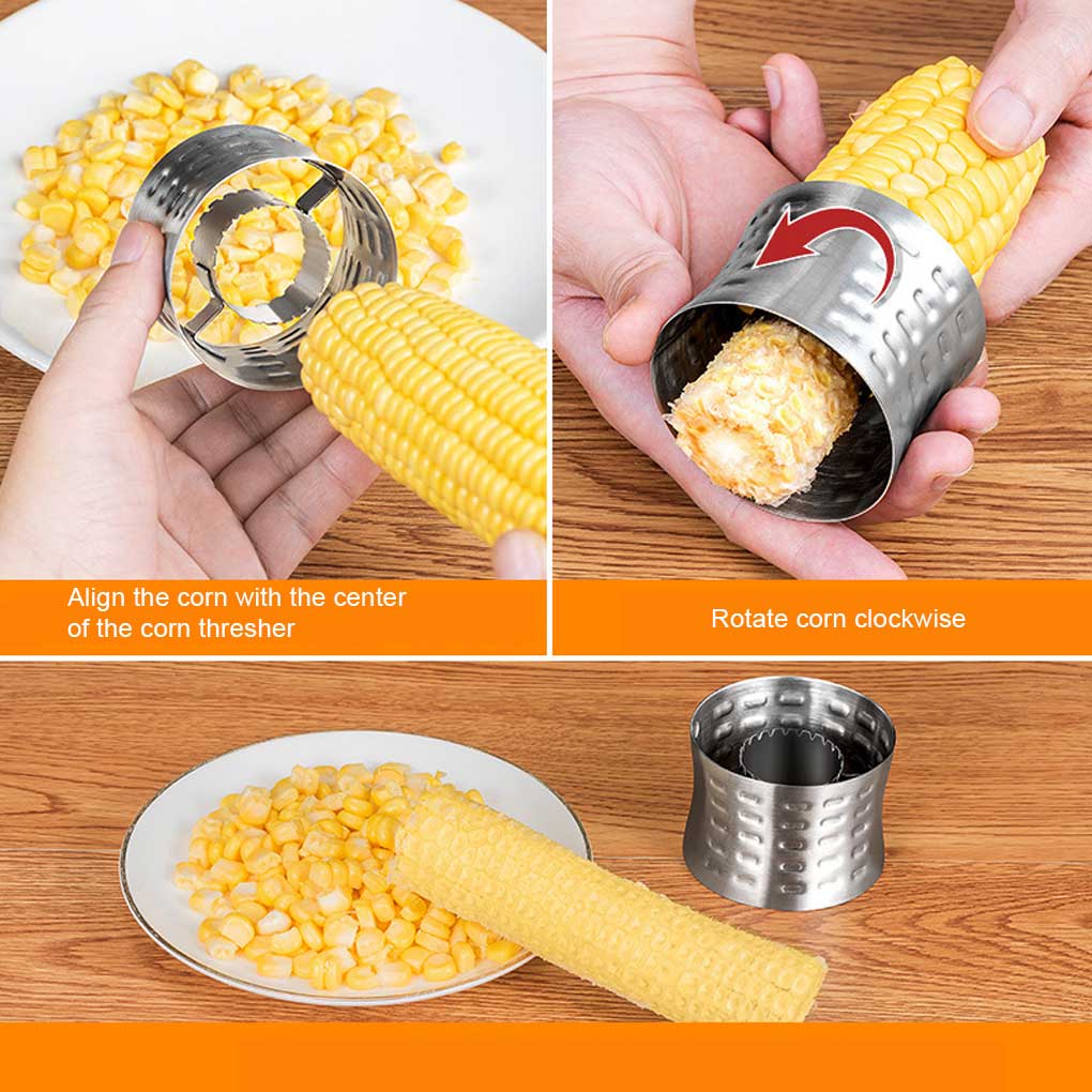 Separator de Porumb Eficient Unelte Mici Rotativ Oțel Inoxidabil Porumbi Planat Unealtă Gadget de Bucătărie Accesorii pentru Gătit