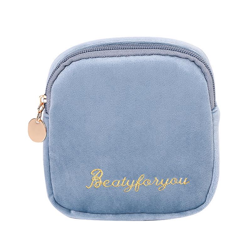 Portable Small Sanitary Pad and Lipstick Storage Pouch