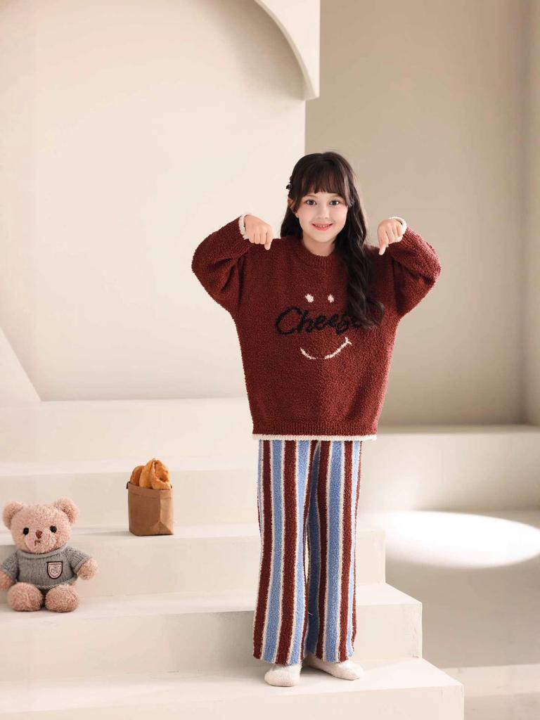 Toddler & Child Cartoon Flannel Pajamas - Cozy Autumn/Winter Set