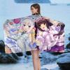 N-Nekopara Anime Bath Towel Microfiber Soft Water Absorbing Breathable For Girl Kids Decorative Cartoon Beach Towel