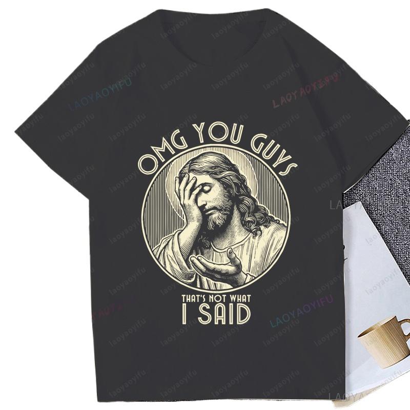 2025 New Essential Cotton Unisex T-Shirt Fashion Printing Soft Breathable Crew Neck Fashion Men's and Women's T-Shirts One Piece