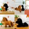 Animal Horse Cute Plush Toy Cartoon Stuffed Doll Kids Bedroom Gift Decoration