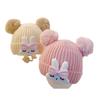 Baby hat cute cartoon bunny wool hat winter male and female baby warm ear hat knitted hat