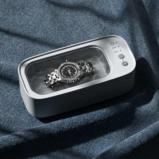 Ultrazvukový čistič Bezdrátový 3 režimy Vysokofrekvenční Vibrace Nízká hlučnost Multifunkční USB dobíjecí šperky Brýle Hodinky Ultrazvukový čistič
