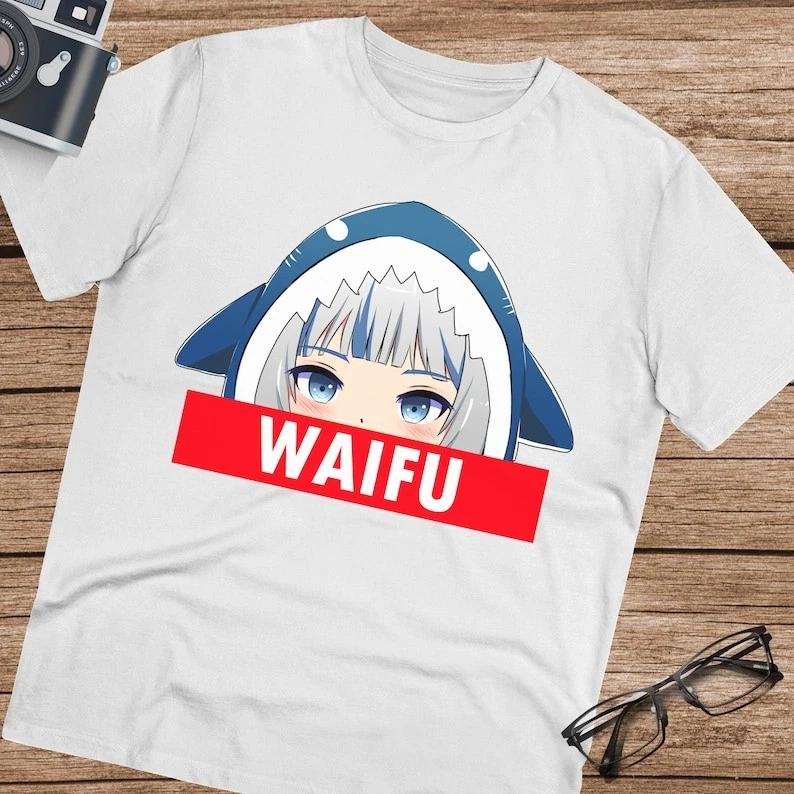Gawr Gura Waifu TShirt HololiveEN Ultra Cotton Tee S