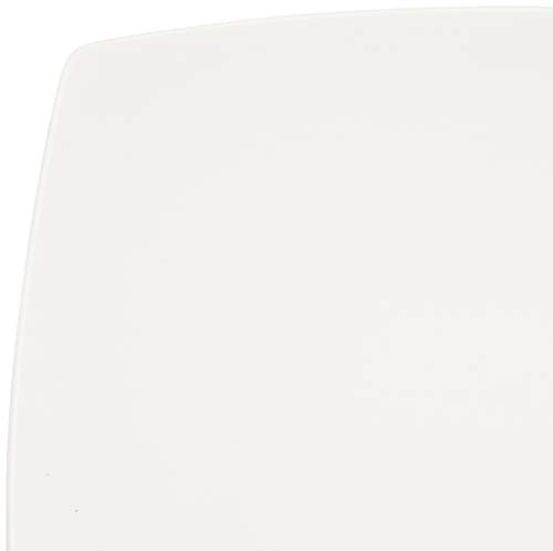 NARUMI Styles Square Dinner Plate (29cm diagonal, white) - Simple and stylish design. Suitable for dinner, lunch, or as a single-plate meal. Microwave