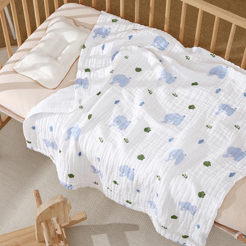 Pure Cotton Gauze Baby Towel & Swaddle Blanket