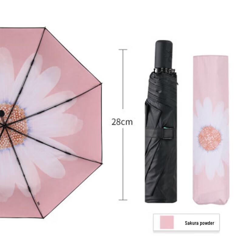 UV Protection Dual-Use Compact Folding Umbrella