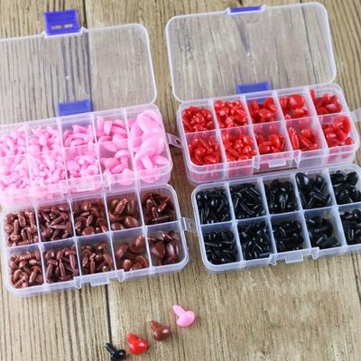 125 piezas Ojos de seguridad de plástico para juguetes Amigurumi Kit DIY Manualidades Oso de peluche Juguete blando Ojo 6mm-17mm Ojos para juguetes Accesorios para muñecas