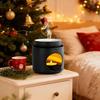 Wax Melt Burners,Ceramic Essential Oil Burner,Wax Melt Burner With Tealight Holder, Wax Burner For Essential Oils With Removable Bowl, Wax Burners