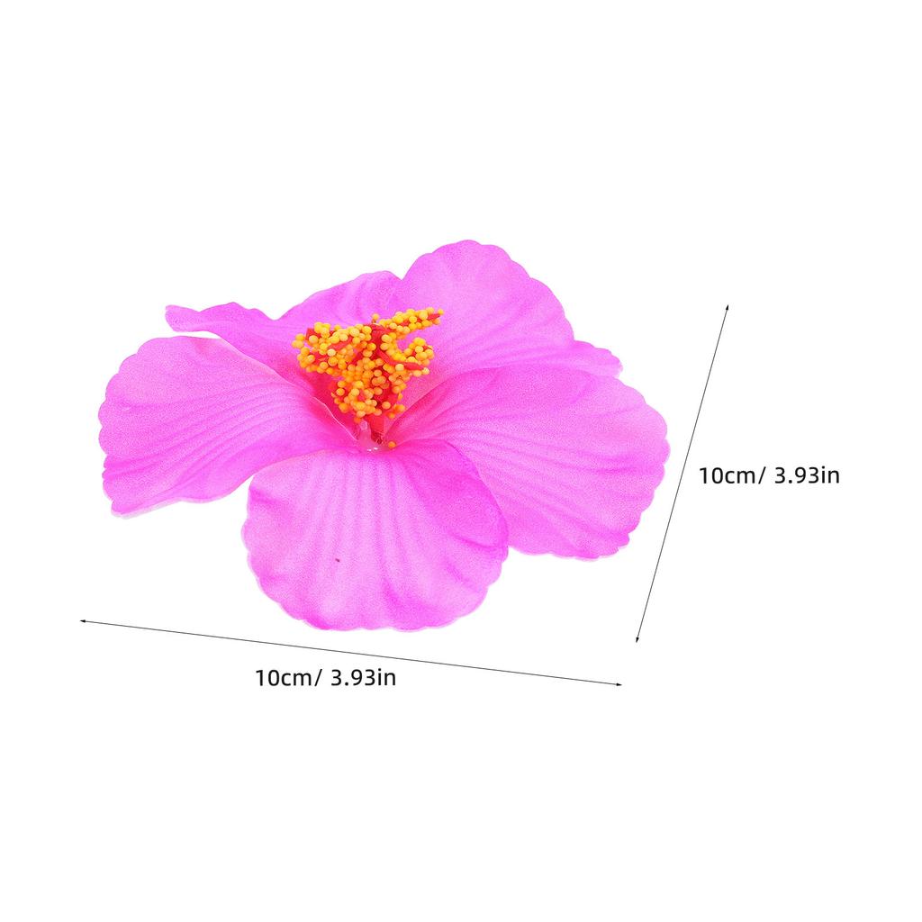 12pcs Tropical Faux Flowers For Hawaiian Party Decorations Diy Artificial Summer Flower Arrangements Beach Wedding Birthday