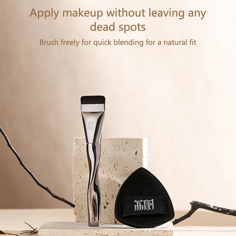 One-Word Foundation Brush Lightweight And Thin Face Contour Brush Flat Contour Brush Foundation Cream Makeup Brushes