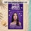 Beach TowelOlivia Rodrigo Custom Name Text Personalized Soft Towel for Beach Pool Indoor Home Decor Gift