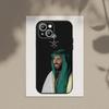 Königreich Saudi-Arabien Flagge Handyhülle für Apple iPhone 15,14,13,12,11,XS,XR,X,8,7,Pro,Max,Plus,mini Silikon Schwarz Hülle