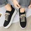Men's Spring Summer New Flat Canvas Shoes Simple Comfortable Trendy Versatile Daily Casual Breathable Lightweight Sports Shoes