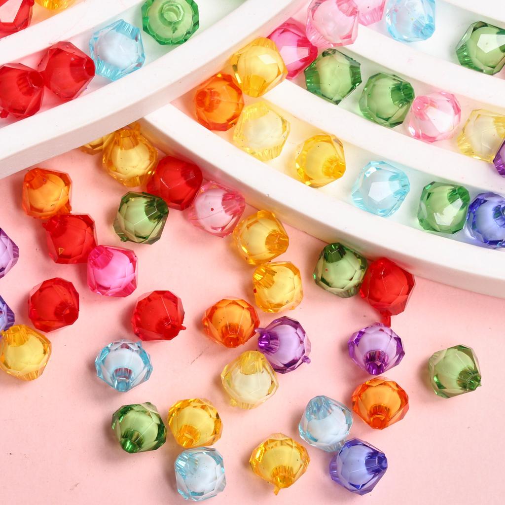 Transparent Pendant Candy Color For Jewelry Making DIY Crafts Oval Wholesale Loose Beads Necklace Bracelet Acrylic