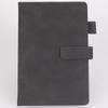A5 Lambskin Business Notebook with Buckle & Custom Logo for Office Meetings