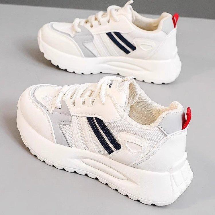 Spring and summer running shock-absorbing soft-soled sneakers women's new lightweight student dad shoes women's