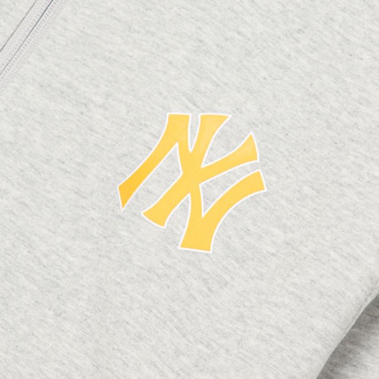 New MLB Base Logo Sweatshirts Unisex Gray 3ATRA0321-50GRS