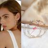 Oversize Hoop Earrings for Women Acrylic Beads Imitaiton Pearl Women Earrings Colorful Beads Round Earrings Pendientes Acrilicos