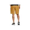 Adidas Solid Color Logo Print Casual Straight Shorts Men Bottoms Yellow HM2987