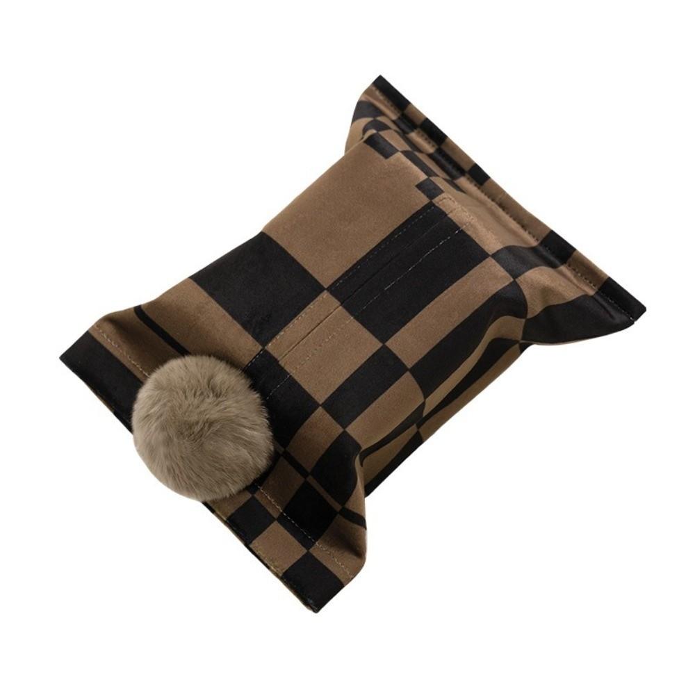 High Quality Luxury Tissue Box Multipurpose Portable Napkin Storage Bag Convenient Napkin Dispenser Car Organizer Decorative