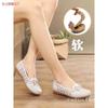 Outer wear mother leap month sandals soft sole breathable single shoes non-slip beef tendon sole not tired feet hollow hole shoes