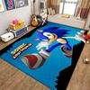Sonic Hedgehog Carpet Bath Mat Fluffy Rug Soft Foot Mat Under Desk Mat Living Room Rug Pet Friendly