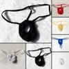 With Hole Underwear Lingerie Thong T-back Briefs Mens Polypropylene Fiber Soft