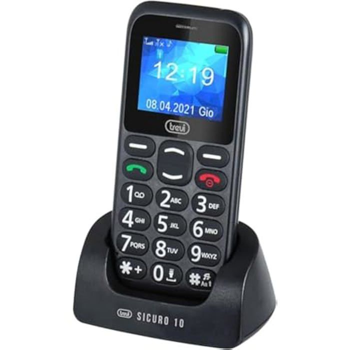 Mobilní telefon - TREVI - Model 10 - Velká tlačítka - Funkce SOS - Paměť 200 kontaktů