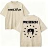 Vintage Washed Rapper Rels B Album Merch Tshirts Men Women Hip Hop Fashion Short Sleeve T Shirt Summer Casual Cotton Tshirts