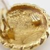 Chanel COCO Mark Earring Vintage Plated Gold 23g Women Used