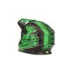 ZEALOT Mud Jumper 2 Helmet Carbon Hybrid Standard Graphic Green L Size Off-Road 59-60cm MJC0015/L