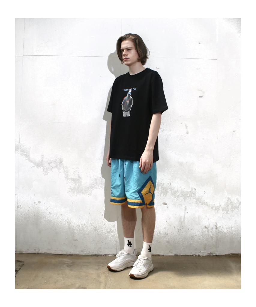 Nattingon Men In Black Graphic Short Sleeve Tee Black