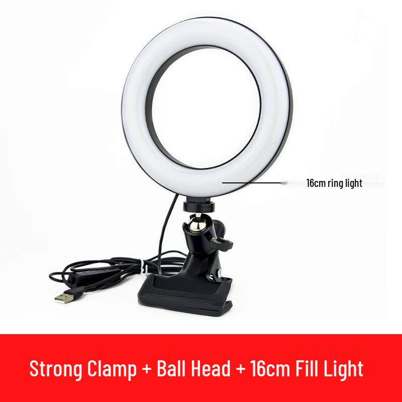 Universal Metal Desktop Stand for Mobile Live Streaming & Photography - Strong Clip, 1/4" Extension