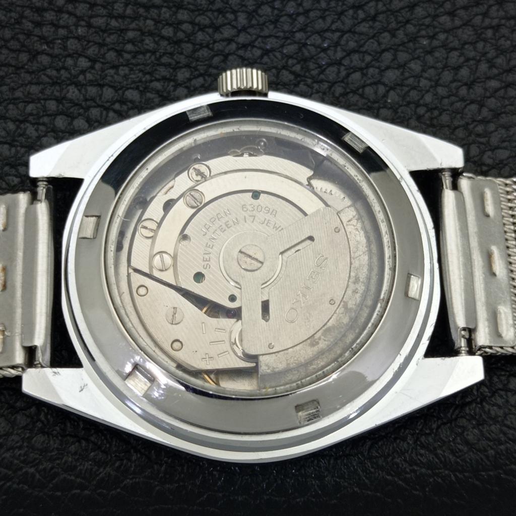 VINTAGE REFURBISHED SEIKO 5 AUTOMATIC JAPAN MENS BLUE COLOR DIAL WATCH A440603-4 Sk-a440603