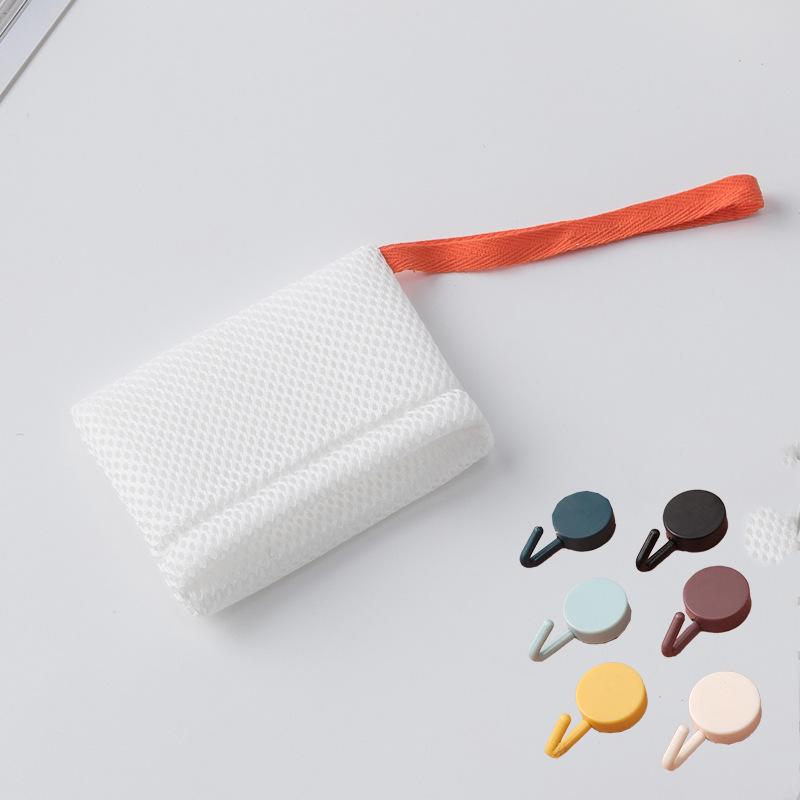 Exfoliating Mesh Soap Bag with Drawstring
