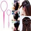 9pcs Hair Accessories Set Braider Satin Bonnet Rat Tail Nylon Bristle Brush Double-side Edge Comb Curly DIY Hair Styling Tools